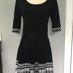 Black sweater dress